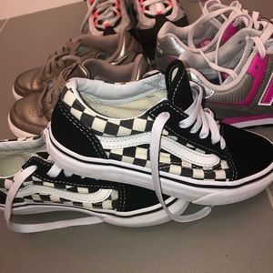 Classic black and checker Vans